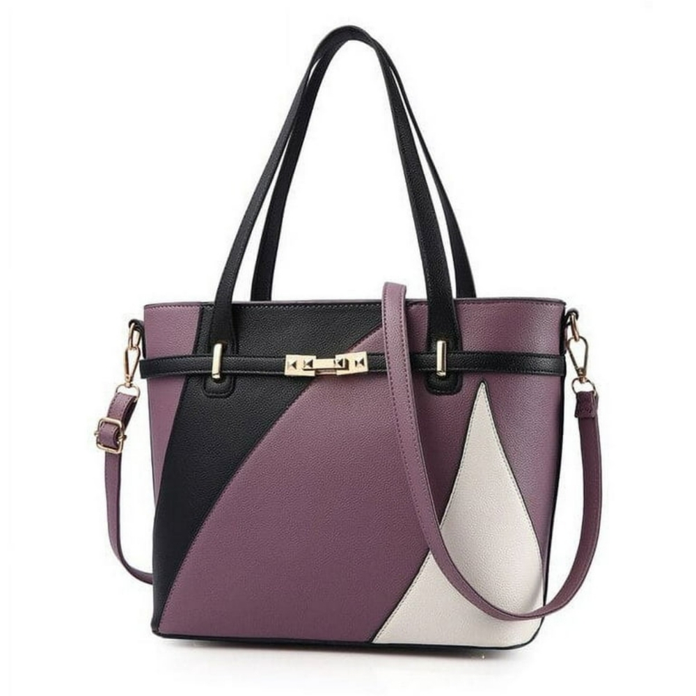 🐻Abstract Colorblock Tote/Shoulder Bag